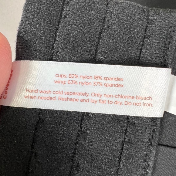 Cacique Totally Smooth Lightly Lined Full Coverage Bra Black 38F - Picture 7 of 10